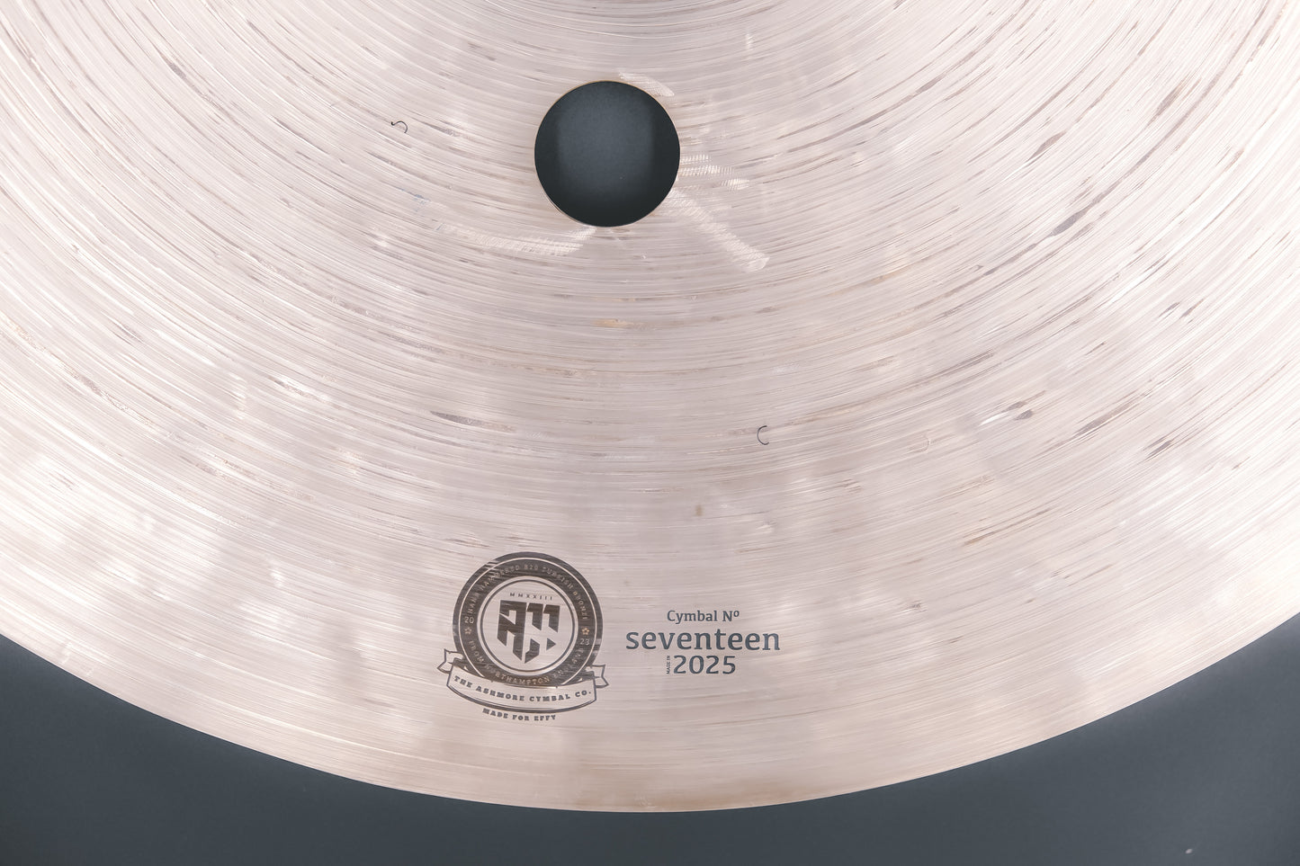 19" CRASH - No. 17 - The Ashmore Cymbal Company