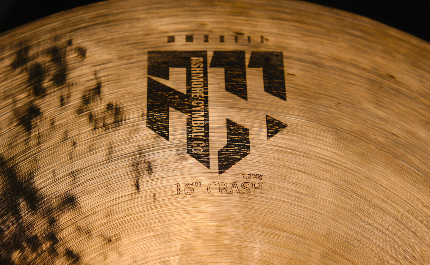 16” CRASH - No. 59 - The Ashmore Cymbal Company