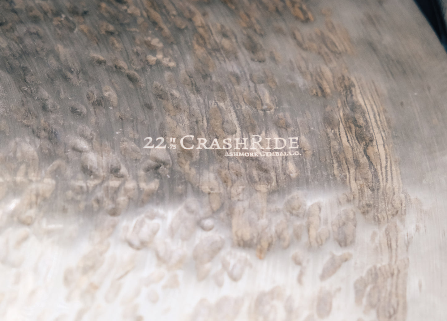 22.75" HUGE BELL CRASHRIDE - No. 6 - The Ashmore Cymbal Company