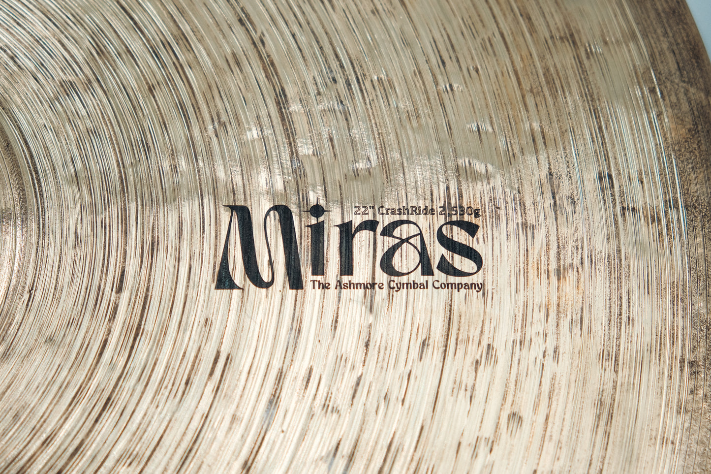 22" MIRAS CRASHRIDE - No. 16 - The Ashmore Cymbal Company