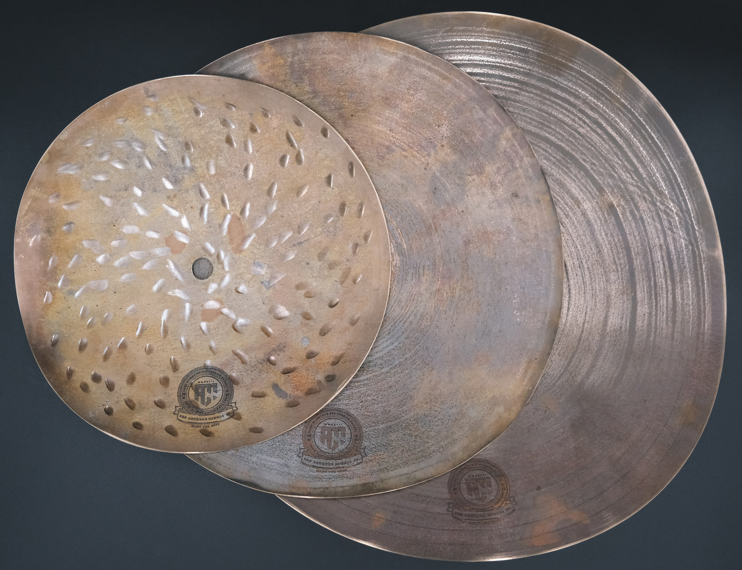 9" 11" 13" Half Hand Hammered CLAPSTACK