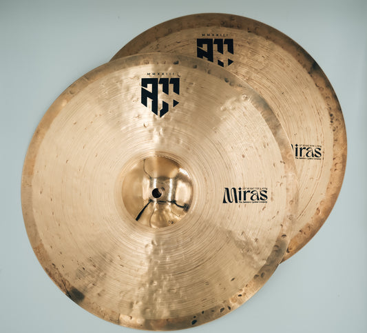 15" MIRAS HI-HATS - No. 20 - The Ashmore Cymbal Company